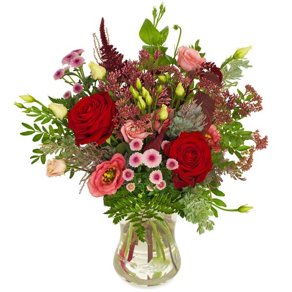 Veldboeket rood en roze Bloemen