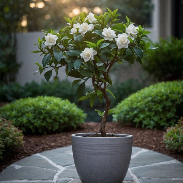Kaapse jasmijn - Gardenia jasminoides - Hoogte 50-60cm -⌀19cm