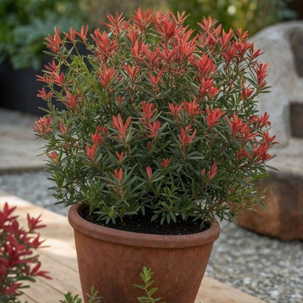 Rotsheide - Set van 2 - Pieris japonica'Little Heath'- Hoogte 25-40cm -⌀17cm