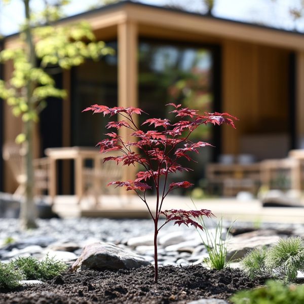 Japanse Esdoorn - Acer palmatum'Atropurpureum'- Hoogte 35-55cm -⌀15cm