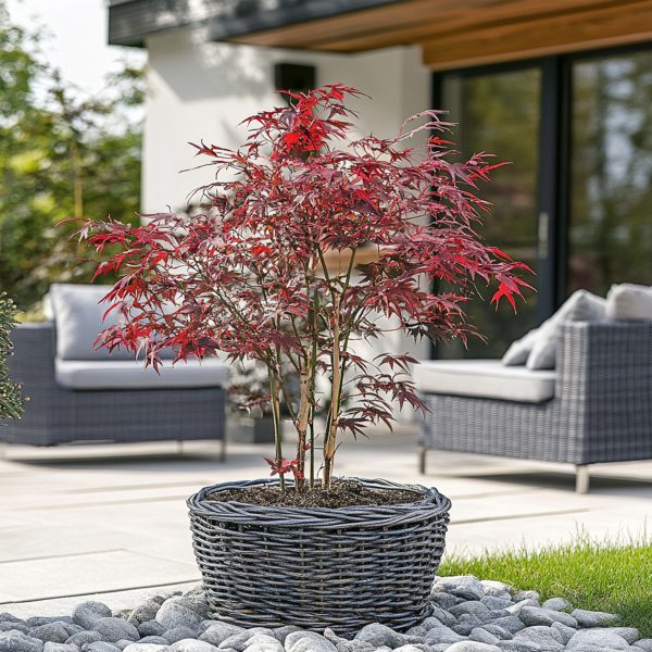 Japanse Esdoorn - Acer palmatum'Starfish'- Hoogte 60-70cm -⌀19cm