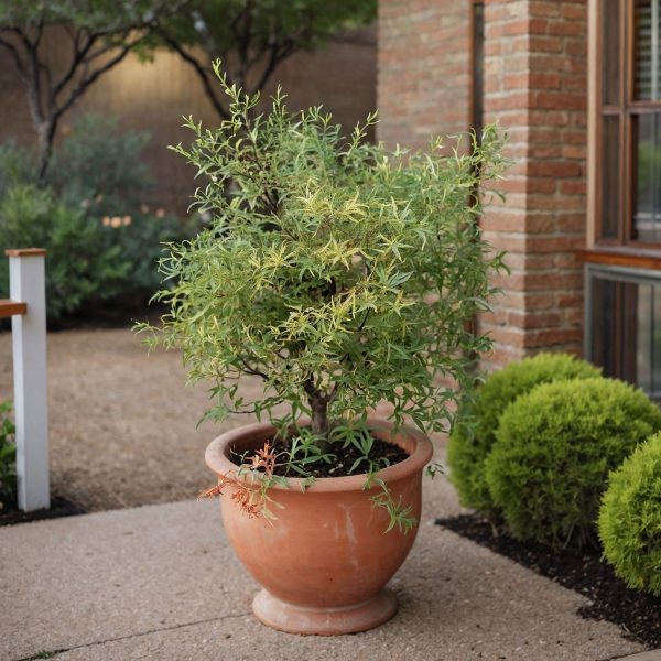 Japanse Esdoorn - Acer palmatum'Butterfly'- Hoogte 35-55cm -⌀15cm