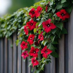 Dipladenia - Mandeville'Rio Deep Red'- Hoogte 60-70cm -⌀17cm