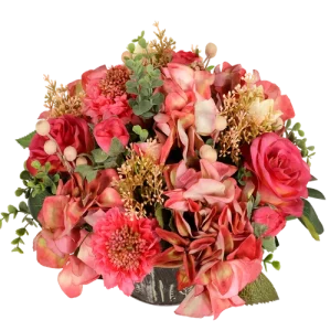 Biedemeier Ø 32 cm Roze - cerise