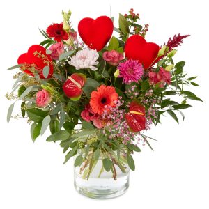 Valentijnshart Bloemen