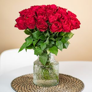 Winter rode rozen Bloemen