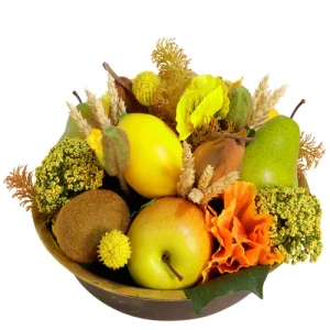 Kunstfruit bloemstuk