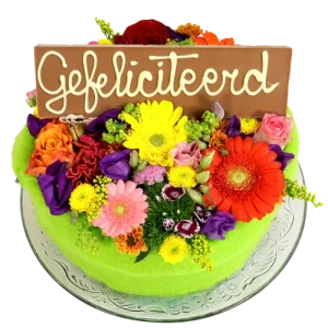 Gefeliciteerd Bloementaart