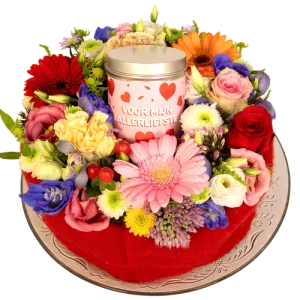 Bloementaart blikje Allerliefste
