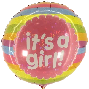 it 's a girl ballon