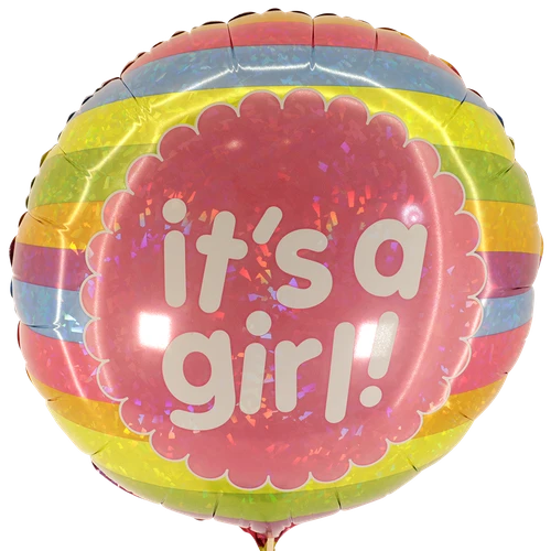 it 's a girl ballon