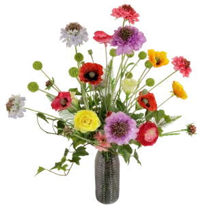 Kunstbloemen boeket Femke