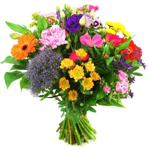 Boeket bont word je blij van...